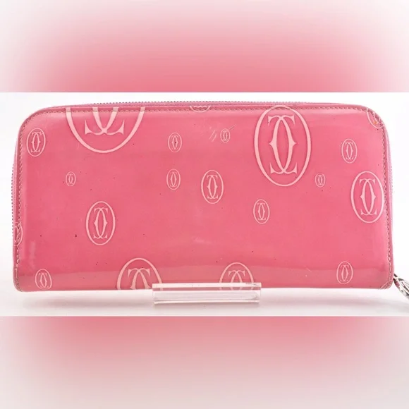 Authentic Must De Cartier Happy Birthday zippy wallet GUC - Picture 2 of 12